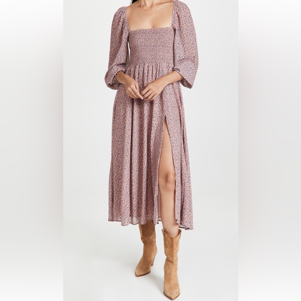 NWT o.p.t. Smocked Maxi Dress- beautiful!